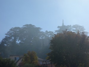 Noch immer Nebel im Oberdorf